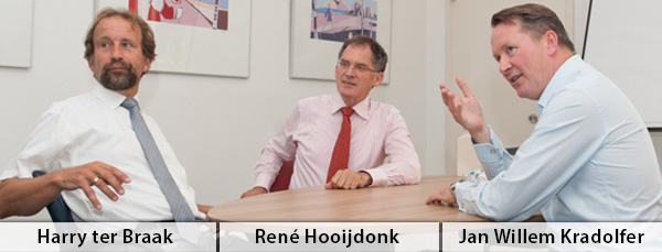 Harry ter Braak, Rene Hooijdonk, Jan Willem Kradolfer Harry ter Braak, Rene Hooijdonk, Jan Willem Kradolfer